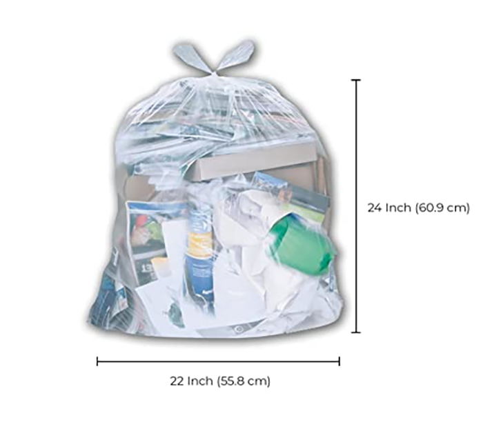 22 x 24" Clear Garbage Bags - 500PCS