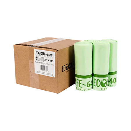 26 x 36" Compostable Garbage Bags - 165PCS