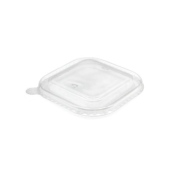 PET Lids For Square Kraft Paper Bowls 300PCS Polar Penguin Packaging pet-lids-for-square-kraft-paper-bowls-300pcs-polar-penguin-packaging