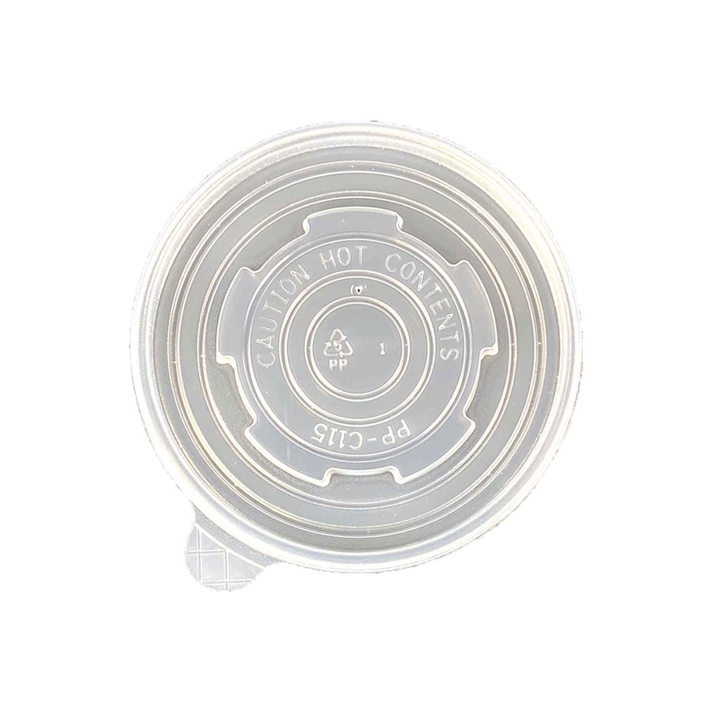 90mm PP Lids (fit 5.5/8oz White Paper Bowl)