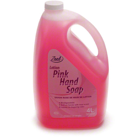 Zaal Lotion Pink Handwash Soap (4L x 4 Bottles)