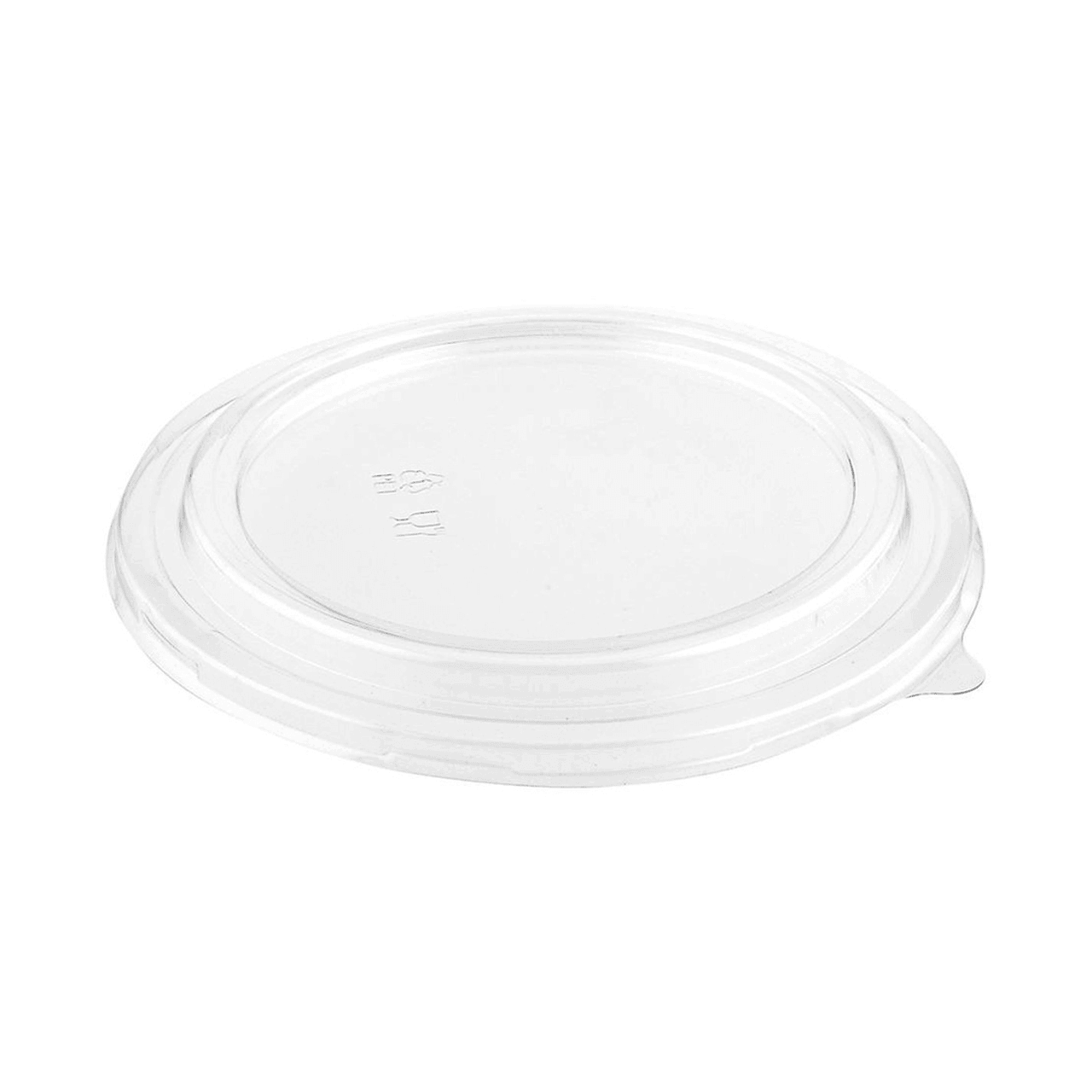 165mm PET Lids (fit 37oz Salad Bowl) - 300PCS