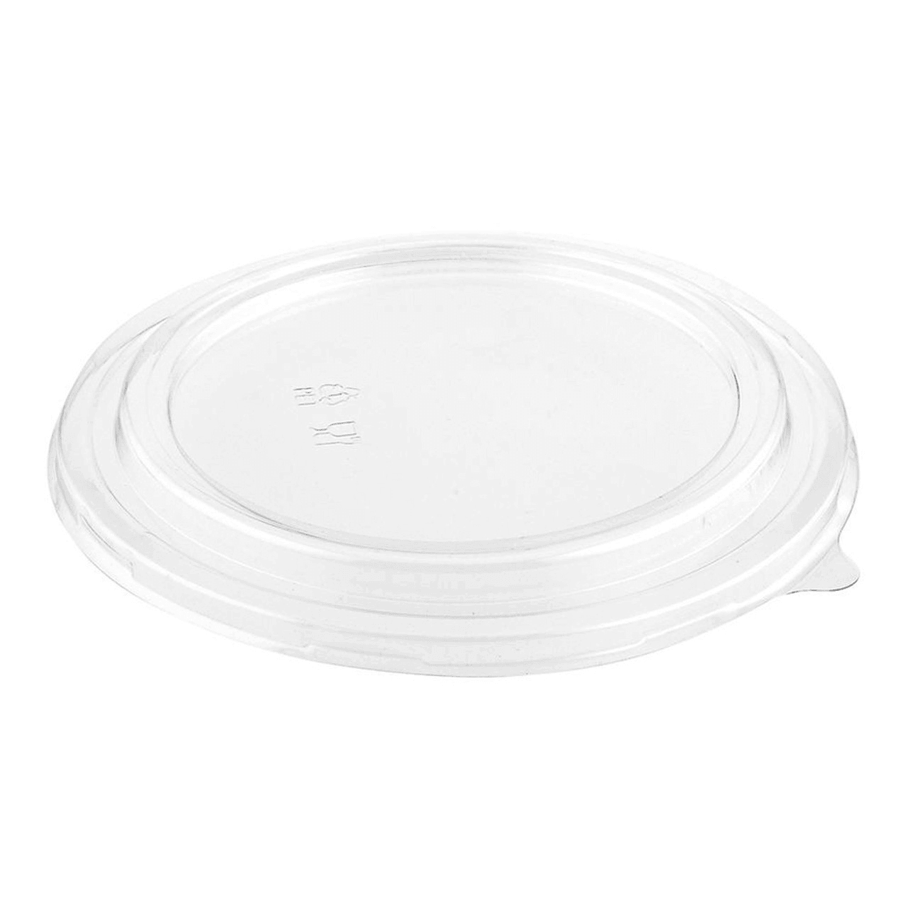 185mm PET Lids (fit 32/40oz Salad Bowl) - 300PCS