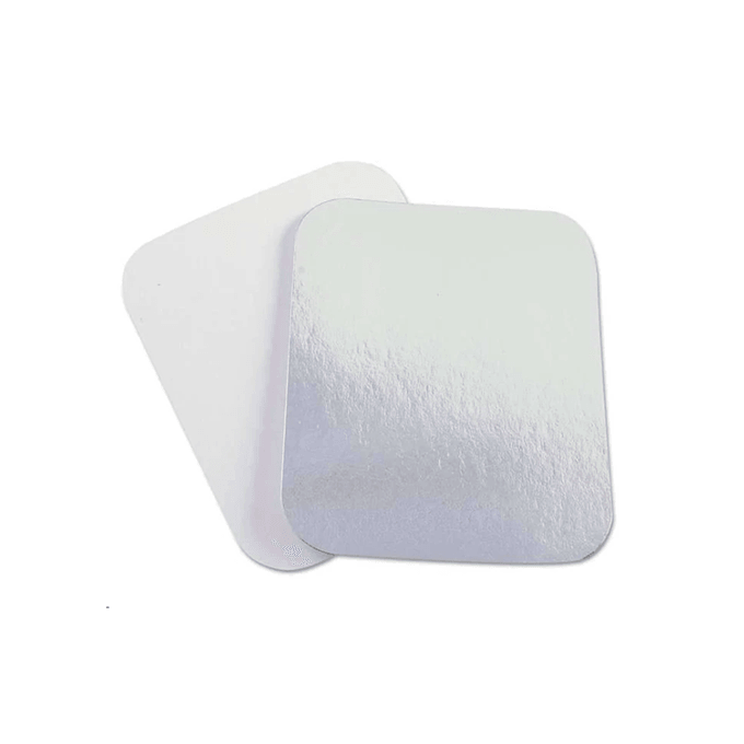 Lids for 4x5 Rectangular Foil Container (Flat/Dome) - 1000PCS