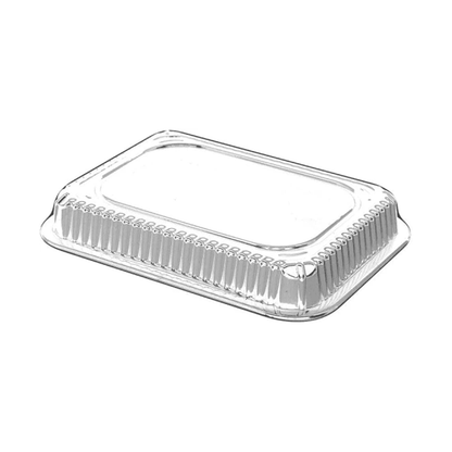 Lids for 5x8 Rectangular Foil Container (Flat/Dome) - 500PCS