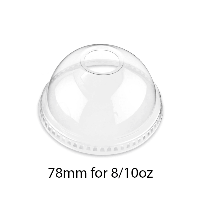 Lids for 8-10oz PET Clear Cold Cups (2 Types) - 1000PCS