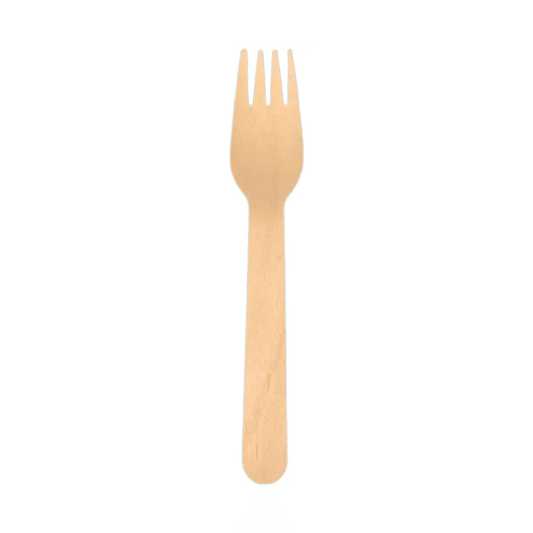 6.25" Wooden Compostable Utensils - 1000PCS