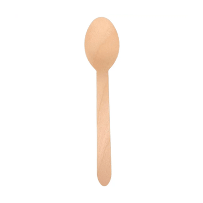 6.25" Wooden Compostable Utensils - 1000PCS