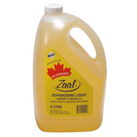 Zaal Lemon Fresh Dishwashing Detergent (4L x 4 Bottles)