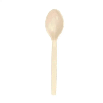 7' White Compostable Utensils - 1000PCS