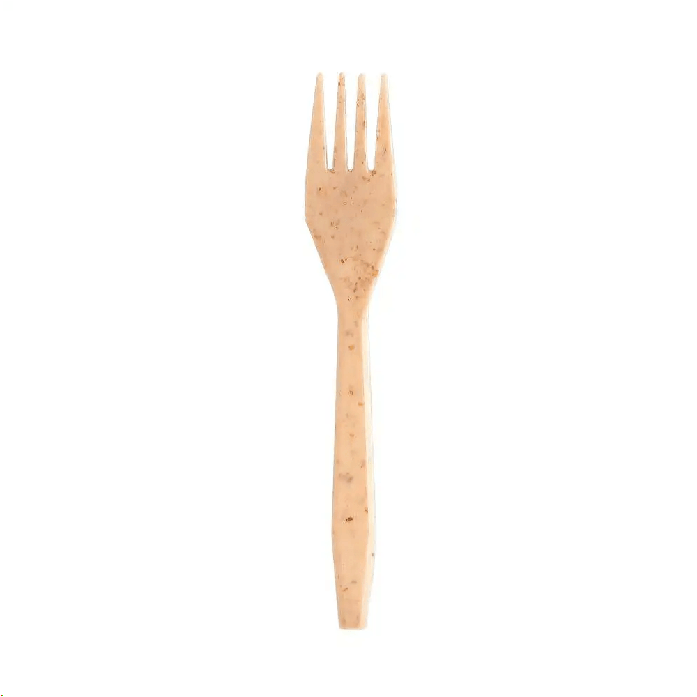 6.25" Brown Biodegradable Utensils - 1000PCS