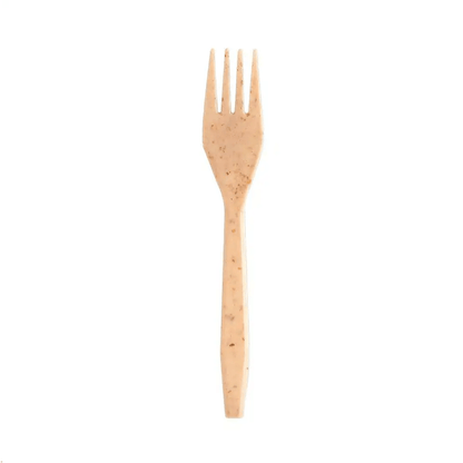 6.25" Brown Biodegradable Utensils - 1000PCS