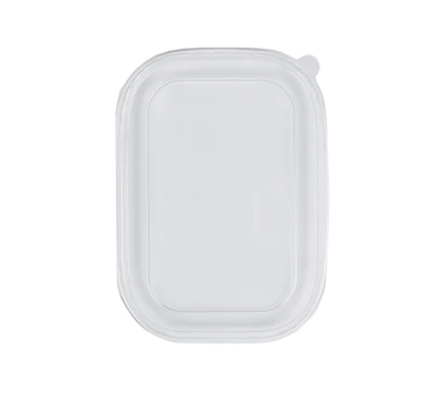 PET Lids for Kraft Paper Rectangular Bowls - 300PCS