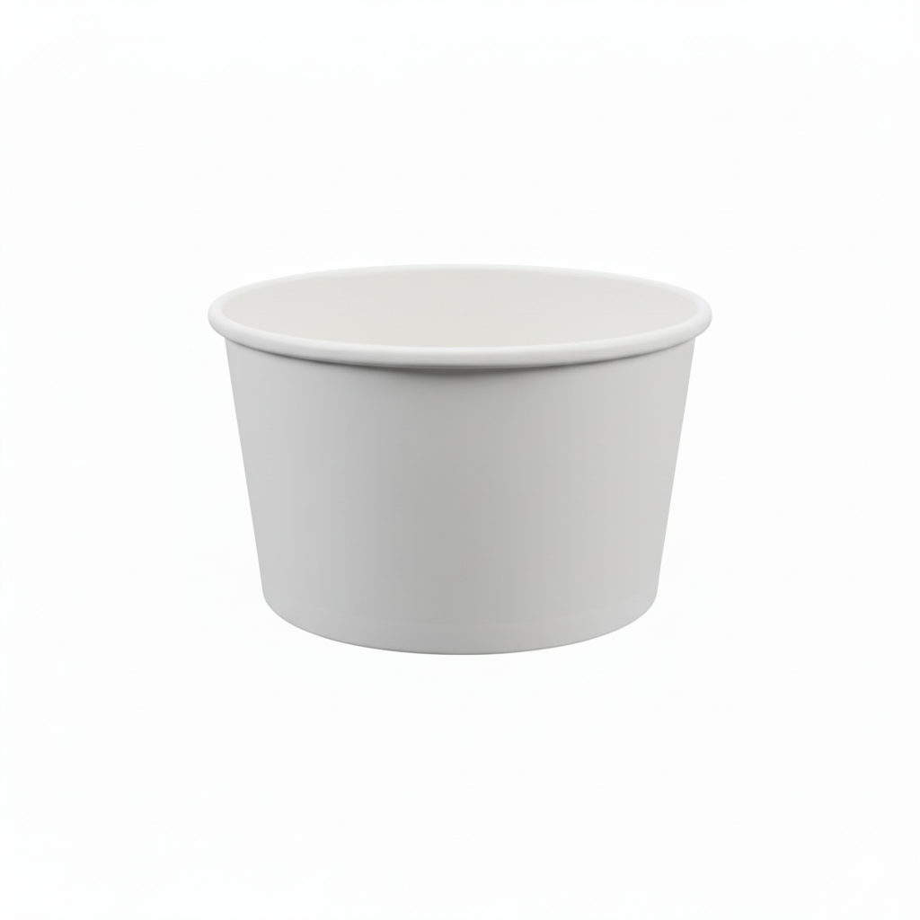 4oz White Paper Bowl (73mm) - 1000PCS