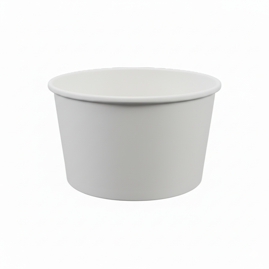 5.5oz White Paper Bowl (90mm) - 1000PCS