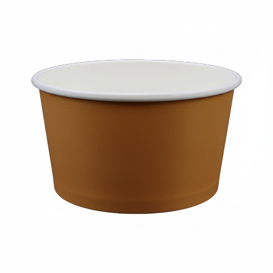 12oz Paper Soup Bowl - Kraft (115mm) - 500PCS