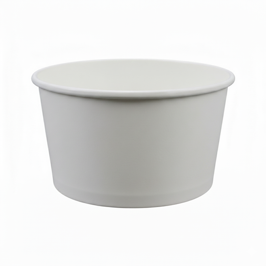 12oz Paper Soup Bowl - White (115mm) - 500PCS