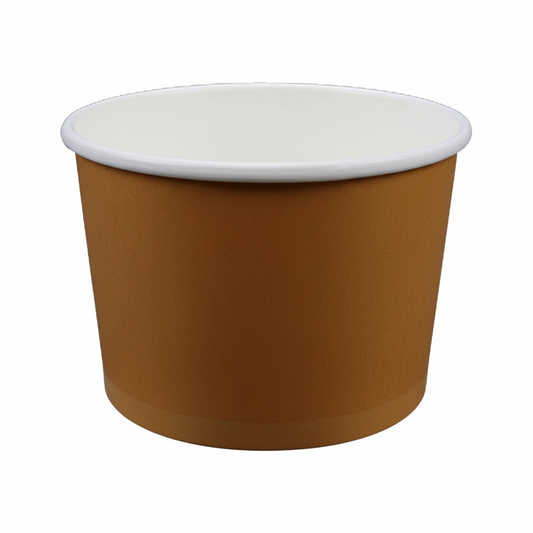 16oz Paper Soup Bowl - Kraft (115mm) - 500PCS