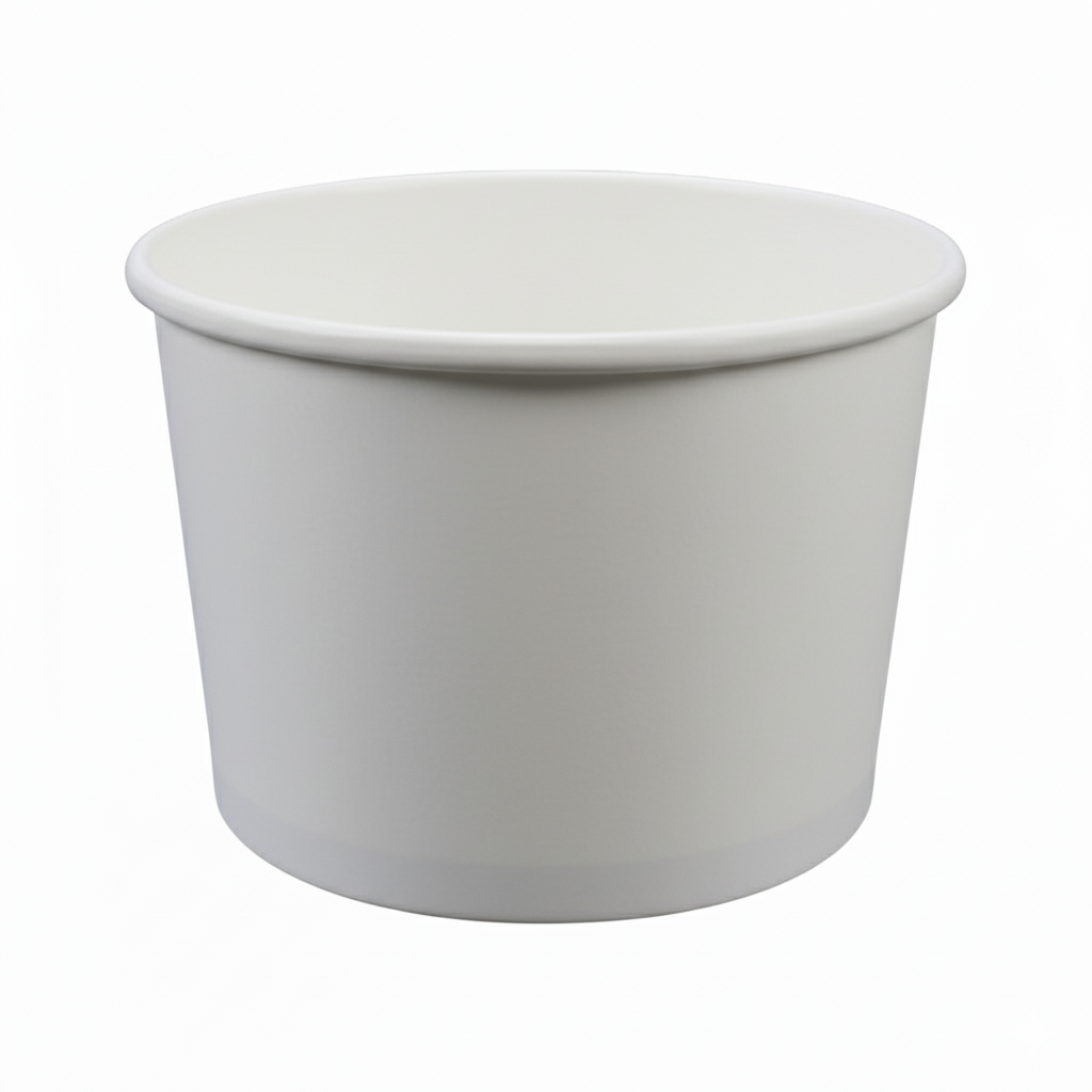 16oz Paper Soup Bowl - White (115mm) - 500PCS