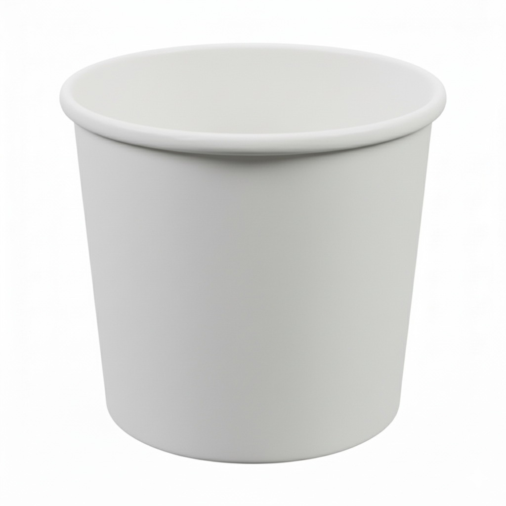 24oz Paper Soup Bowl - White (115mm) - 500PCS