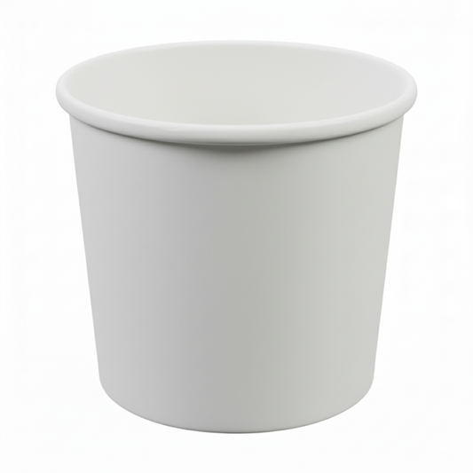 24oz Paper Soup Bowl - White (115mm) - 500PCS