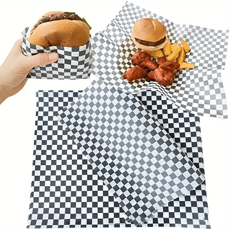 12x12 Checker Wrapping Paper - 2000PCS