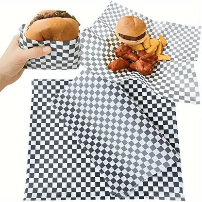 12x12 Checker Wrapping Paper - 2000PCS