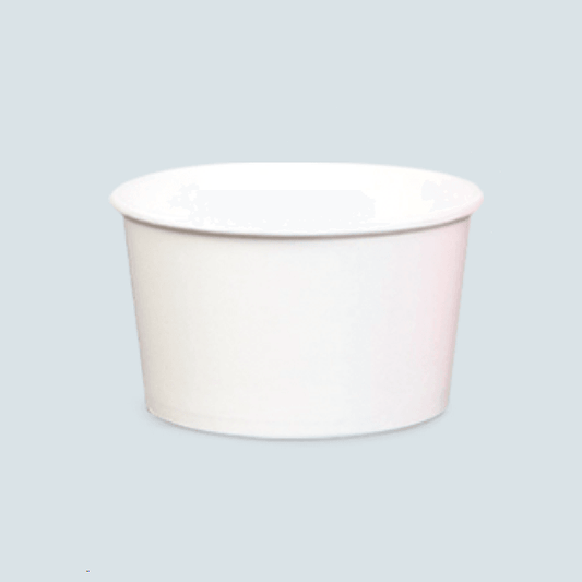 26oz White Paper Bowl (140mm) - 600PCS