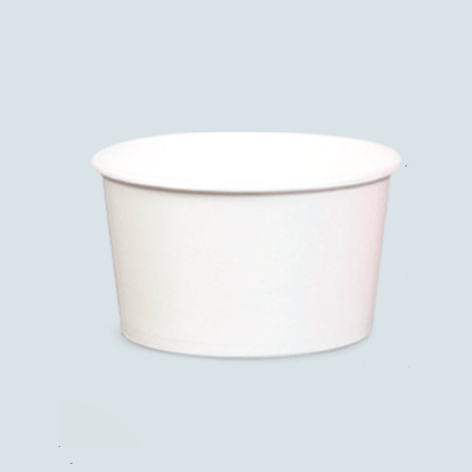 28oz White Paper Bowl (140mm) - 600PCS