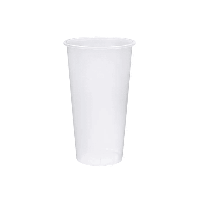 750ml (90mm) PP Milk Tea Hard Cup - 500PCS