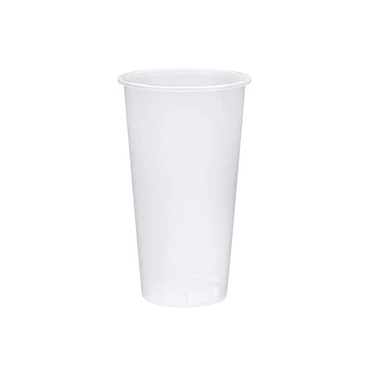 750ml (90mm) PP Milk Tea Hard Cup - 500PCS
